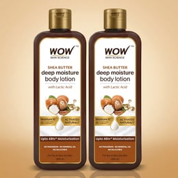 Shea & Cocoa Butter Lactic Acid Body Lotion Deep, Long-Lasting