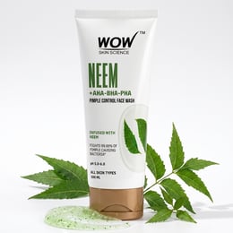 Neem AHA-BHA-PHA Pimple Control Gel Face Wash Purify & Soothe