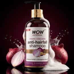 Onion & Collagen Anti-Hairfall Shampoo Strengthens Roots & Reduces