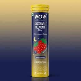Snoozewell Melatonin Effervescent Tablets Promotes Relaxation