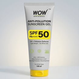 Anti-Pollution Sunscreen Gel SPF 50 PA++++ | For All Skin Types | 100 ml