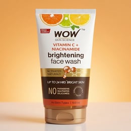 Vitamin C & Niacinamide Brightening Face Wash Brighter, Even-Toned
