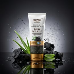 Activated Charcoal Face Scrub Deep Cleansing & Oil Control