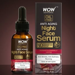 Anti Aging Night Face Serum Overnight Skin Renewal