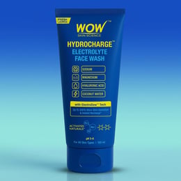 HydroCharge Electrolyte Face Wash Deep Hydration Cleanser