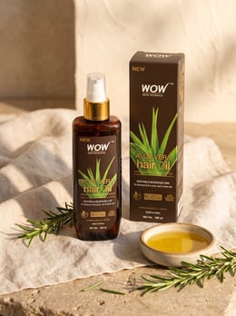Aloe Vera Hair Oil Soothing Nourishment for Dry Scalp & Dull Hair