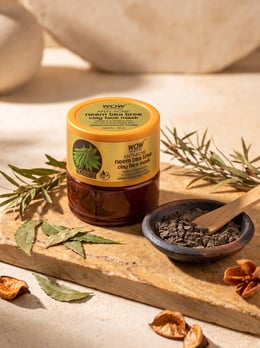 Neem & Tea Tree Oil Anti-Acne Clay Face Mask Controls Oil & Clears