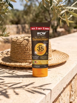 Matte Finish Sunscreen SPF 35 PA++ Lightweight UVA & UVB Protection