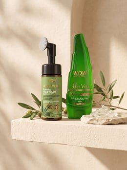 Aloe Vera Gel & Foaming Face Wash Kit Deep Cleanse & Hydration