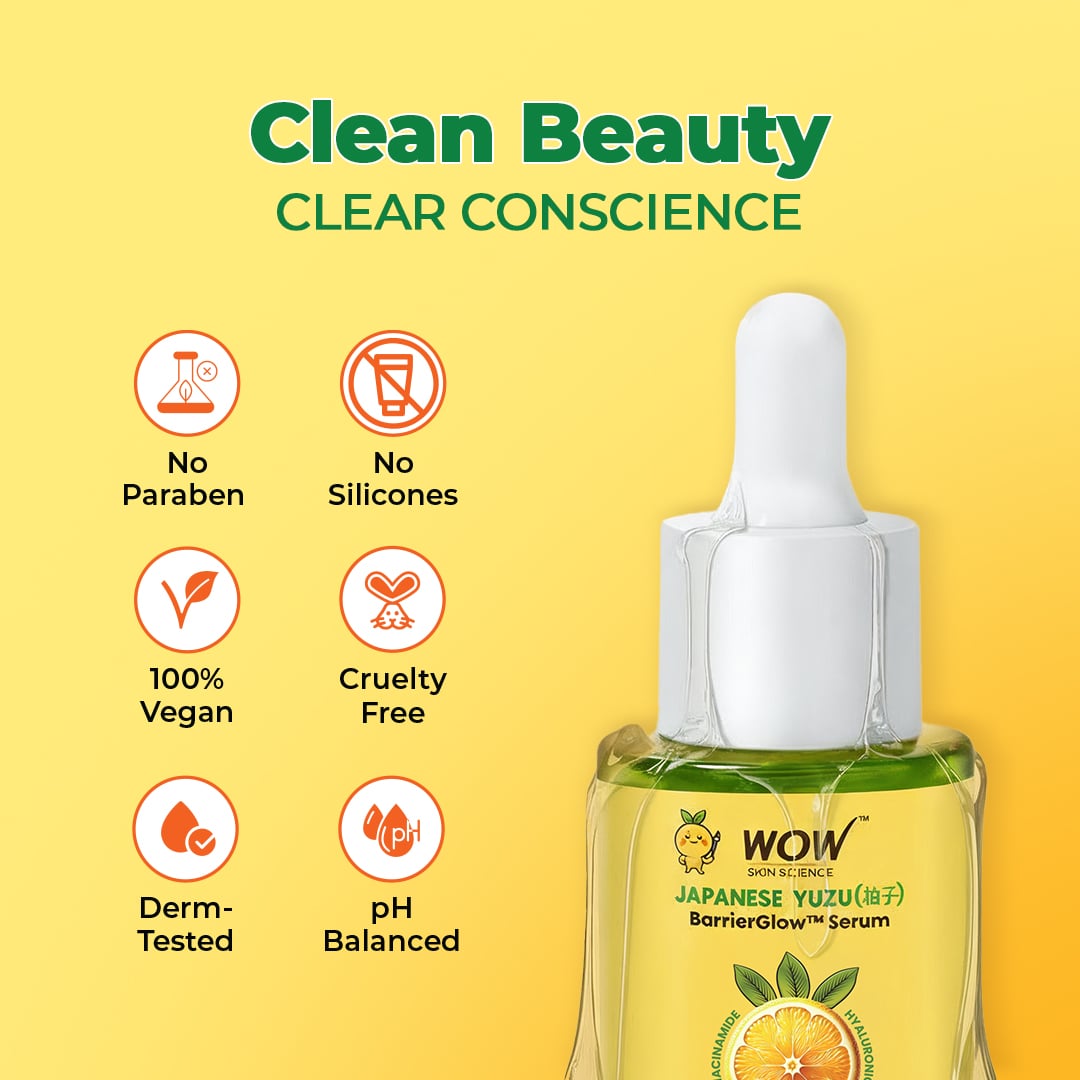 Japanese Yuzu & Vitamin C Brightening Face Serum Visibly Brighter