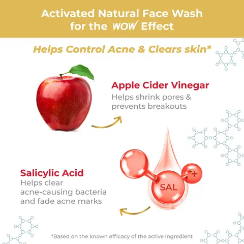 Apple Cider Vinegar Foaming Face Wash 150 ml - Image 3