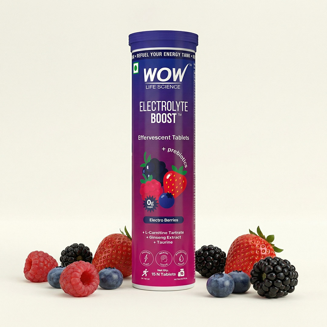Electrolyte Boost Effervescent Tablets Energize & Replenish