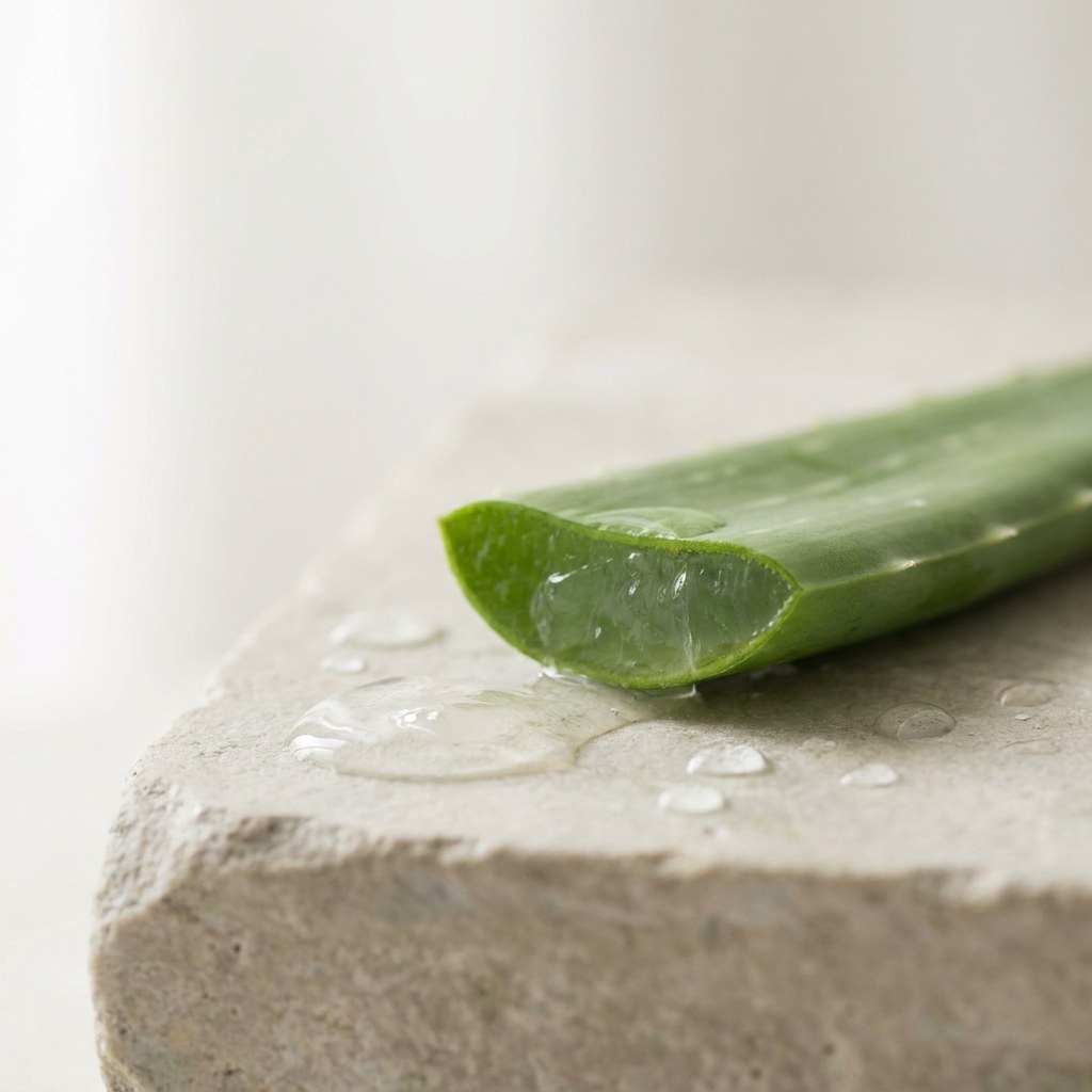 Aloe soothes