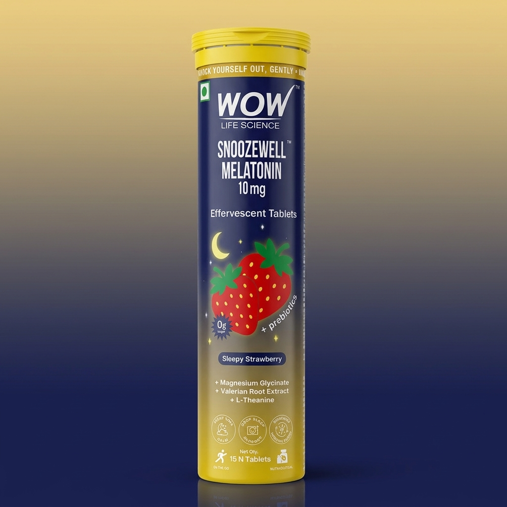 Snoozewell Melatonin Effervescent Tablets Promotes Relaxation