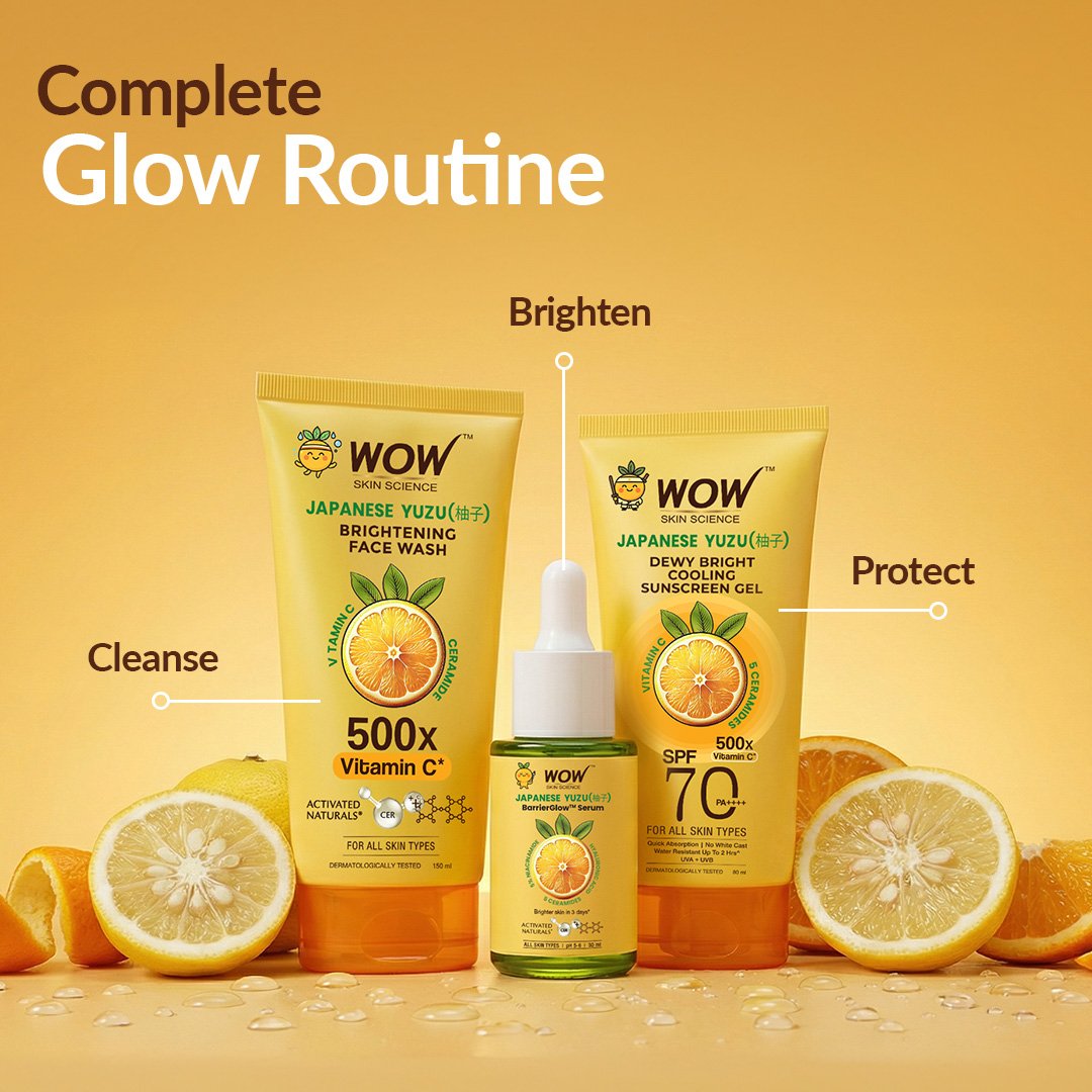 Japanese Yuzu + Vitamin C Brightening Face Wash Glow-Boosting